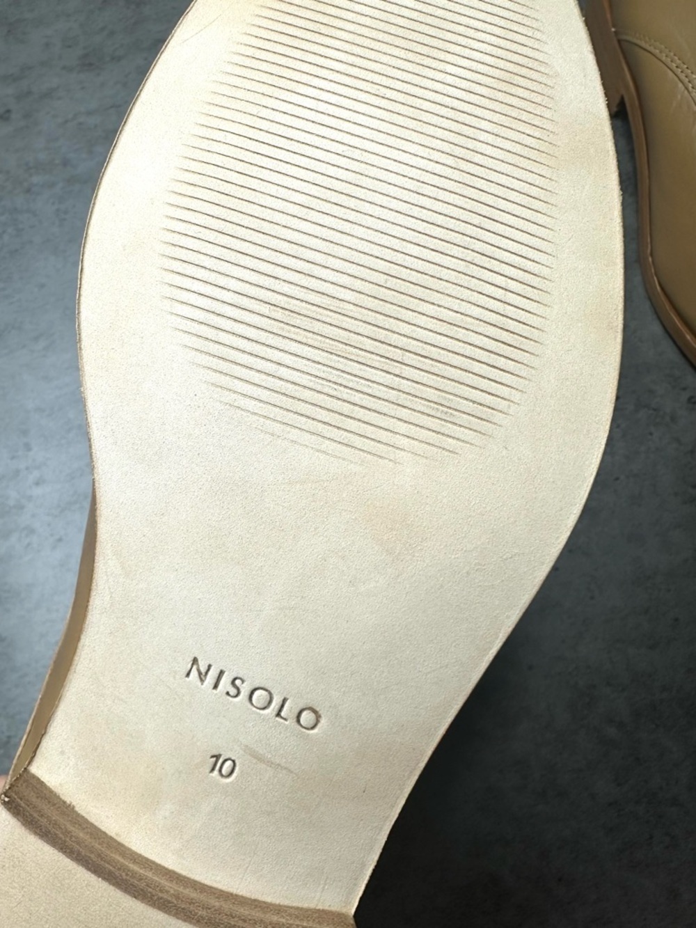 Nisolo Emilia Leather Cap Toe Oxfords – Almond – Size 10 - Picture 6 of 8